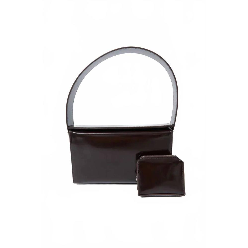 NEW ST. AGNI women's petit pouch bag in coffee - Picture 2 of 7